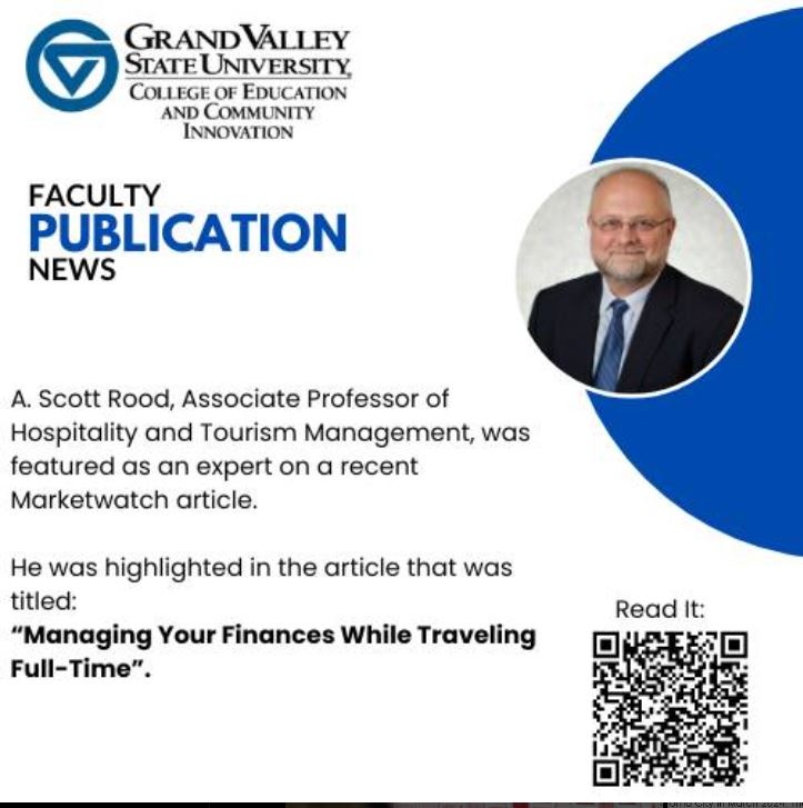A. Scott Rood, Associate Professor, contributes to an article on being a digital nomad